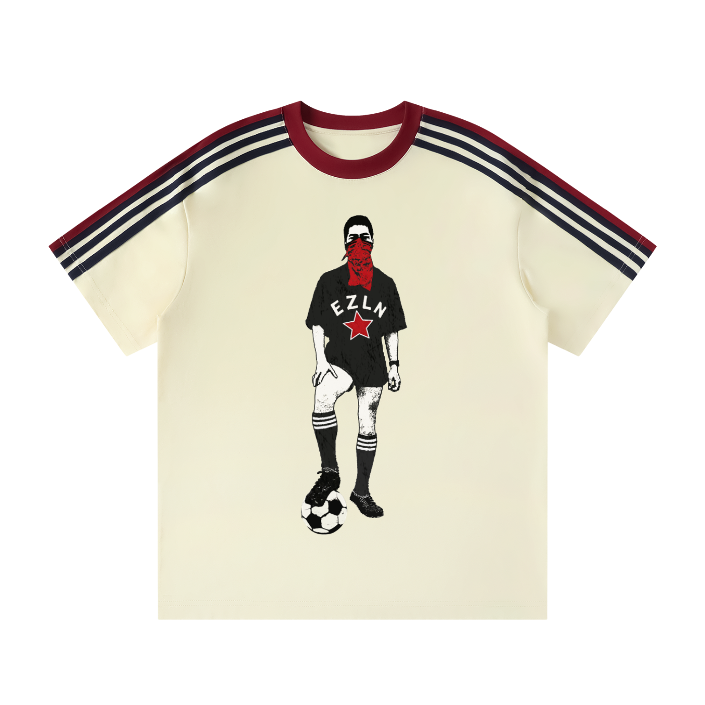 zapatista,ezln,football,soccer,futbol,retro,vintage,chiapas